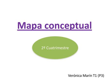 Mapa conceptual 2º Cuatrimestre Verónica Marín T1 (P3)