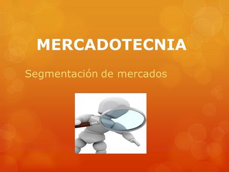 Segmentación de mercados