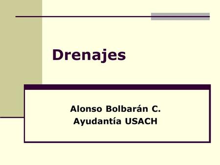 Alonso Bolbarán C. Ayudantía USACH