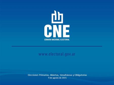 Elecciones Primarias, Abiertas, Simultáneas y Obligatorias