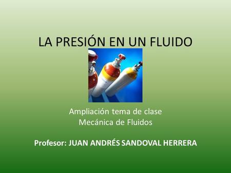Profesor: JUAN ANDRÉS SANDOVAL HERRERA