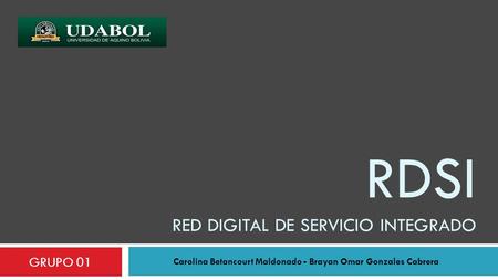 RDSI red digital de servicio integrado
