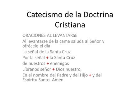 Catecismo de la Doctrina Cristiana