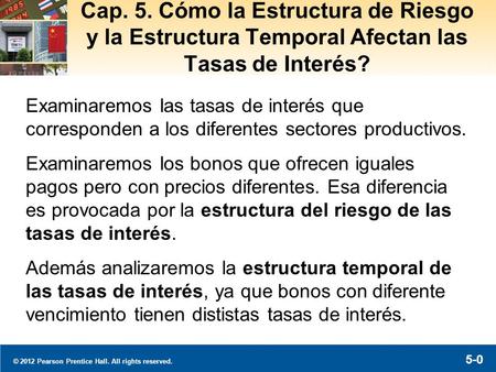 Estructura de Riesgo de las Tasas de Interés