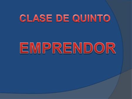 Un emprendedor, en términos simples, es aquella persona que pone en marcha con entusiasmo y determinación un negocio.