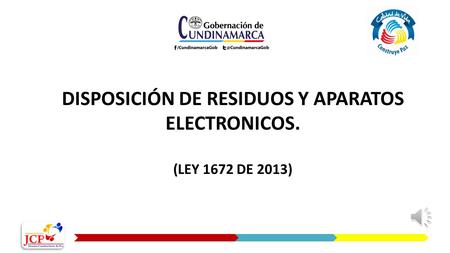 DISPOSICIÓN DE RESIDUOS Y APARATOS ELECTRONICOS.