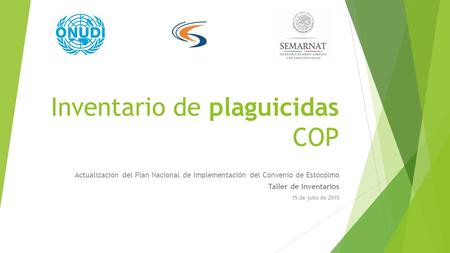 Inventario de plaguicidas COP