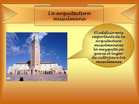 La arquitectura musulmana