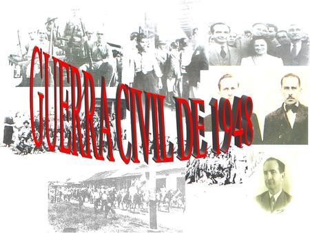 La Guerra Civil del 48, responde a la necesidad del cambio social, político y económico. Muchas de sus causas se empezaron a gestar desde tiempo atrás.