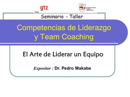 Competencias de Liderazgo y Team Coaching