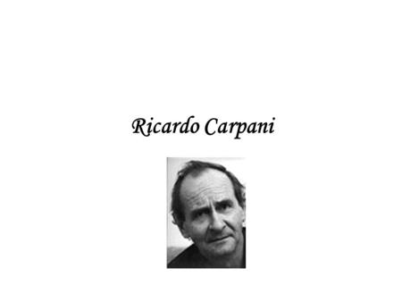 Ricardo Carpani.