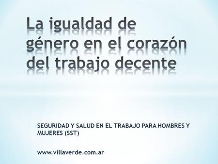 SEGURIDAD Y SALUD EN EL TRABAJO PARA HOMBRES Y MUJERES (SST) www.villaverde.com.ar.