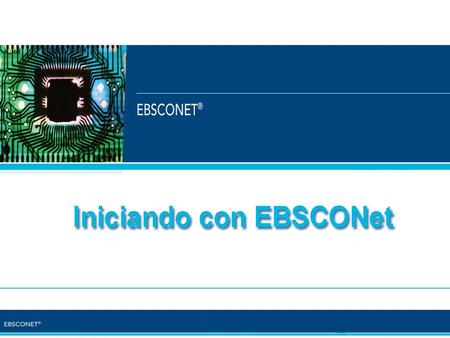 Glosario MIS PEDIDOS: Sección de EBSCONet donde podrá visualizar la información de las órdenes procesadas a través de EBSCO (Publicaciones impresas y electrónicas.