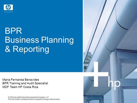 BPR Business Planning & Reporting
