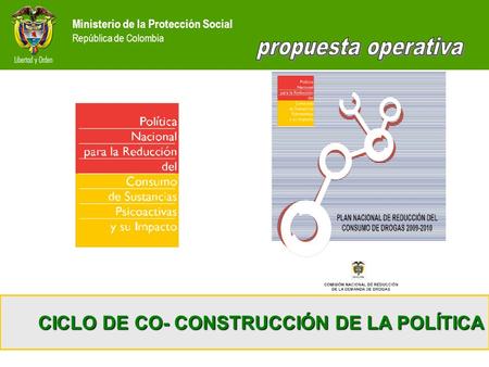 propuesta operativa CICLO DE CO- CONSTRUCCIÓN DE LA POLÍTICA