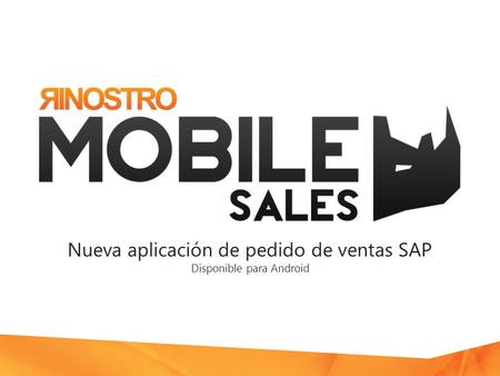 Nueva aplicación de pedido de ventas SAP