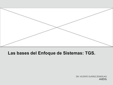 Las bases del Enfoque de Sistemas: TGS.
