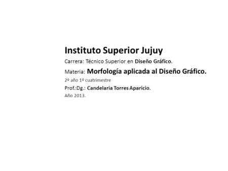 Instituto Superior Jujuy