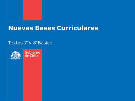 Nuevas Bases Curriculares