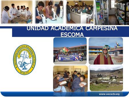 L o g o. Socio Economico EducativoCultural Según el INE (2001), la población de Escoma alcanza a 7.169 habitantes, que presenta un índice de pobreza del.