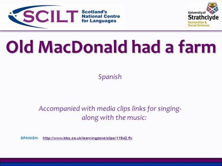 Old MacDonald had a farm