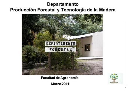 Departamento Producción Forestal y Tecnología de la Madera