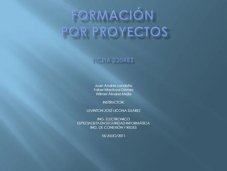 Formación por proyectos FICHA