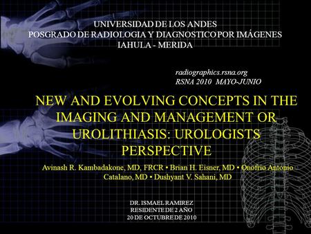 radiographics.rsna.org RSNA MAYO-JUNIO