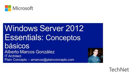 Windows Server 2012 Essentials: Conceptos básicos
