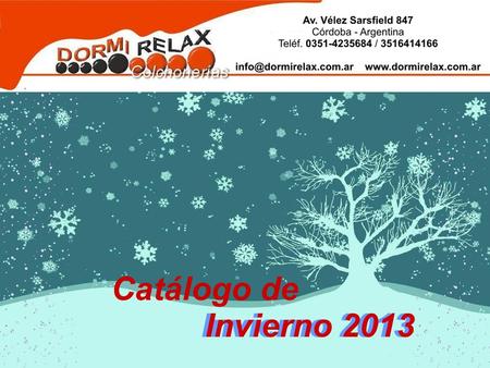 Catálogo de Invierno 2013 Invierno 2013.