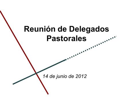 Reunión de Delegados Pastorales