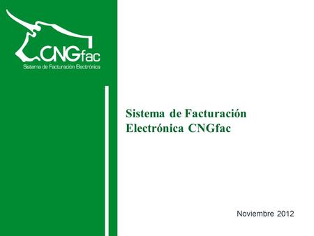 Sistema de Facturación Electrónica CNGfac