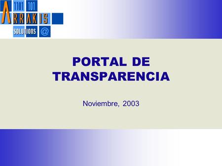 PORTAL DE TRANSPARENCIA