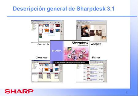 Descripción general de Sharpdesk 3.1