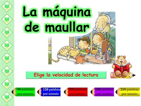 Elige la velocidad de lectura