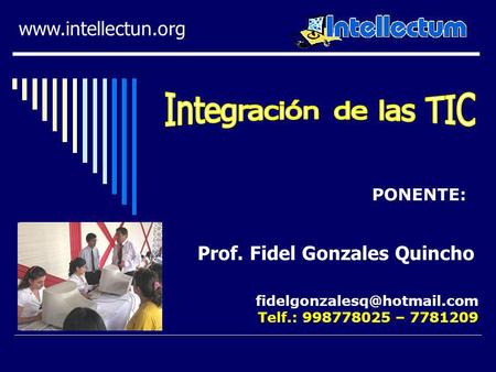 Prof. Fidel Gonzales Quincho