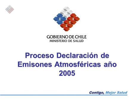 Proceso Declaración de Emisones Atmosféricas año 2005.
