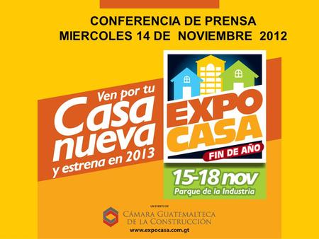 CONFERENCIA DE PRENSA MIERCOLES 14 DE NOVIEMBRE 2012.