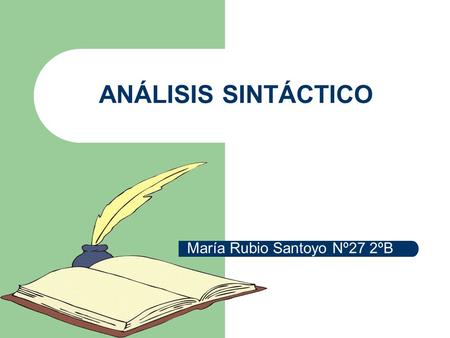 María Rubio Santoyo Nº27 2ºB