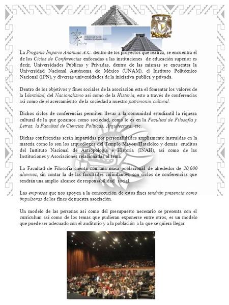La Progenie Imperio Anáhuac A. C
