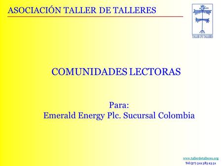 Emerald Energy Plc. Sucursal Colombia