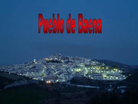El municipio de Baena está situado al Suroeste de la provincia de Córdoba (España), entre la Campiña y la Sierra Subbética a 60 Km. de la Capital, el.