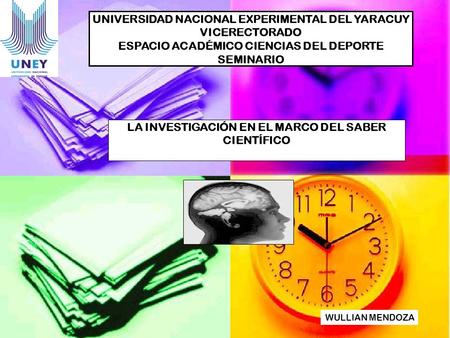 UNIVERSIDAD NACIONAL EXPERIMENTAL DEL YARACUY VICERECTORADO