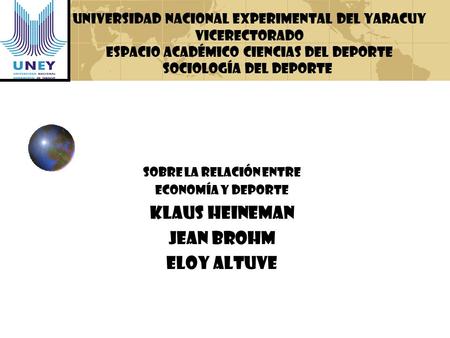 Klaus Heineman Jean brohm Eloy altuve