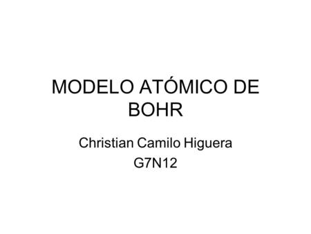 Christian Camilo Higuera G7N12