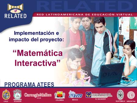 Matemática Interactiva Implementación e impacto del proyecto: