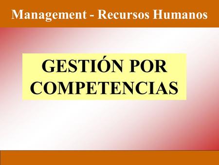 Management - Recursos Humanos