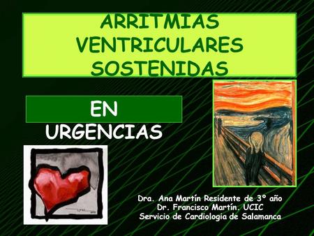 ARRITMIAS VENTRICULARES SOSTENIDAS