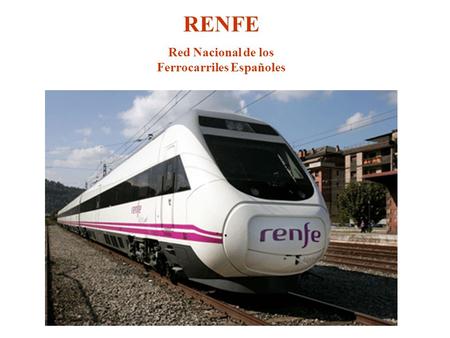 Red Nacional de los Ferrocarriles Españoles