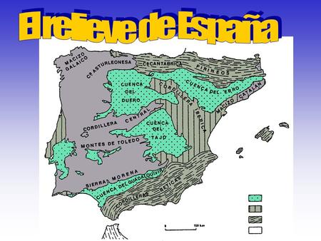 El relieve de España.